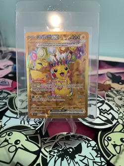 Pokemon Pikachu ex 247/191 SV08 Surging Sparks Hyper Rare Full Art Holo English - Image 1