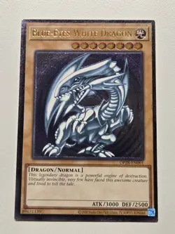Blue-Eyes White Dragon (UTR) OP28-EN001 Ultimate Rare Yugioh OTS Tournament Pack - Image 1