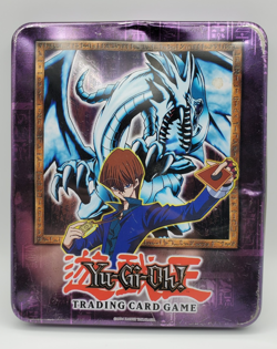 Yu-Gi-Oh - 2003 Seto Kaiba Blue-Eyes White Dragon Collectors Tin (Empty) (Dents) - Image 1