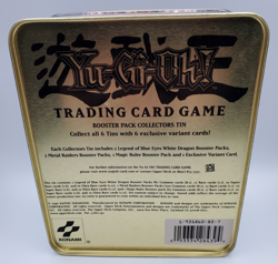 Yu-Gi-Oh - 2003 Seto Kaiba Blue-Eyes White Dragon Collectors Tin (Empty) (Dents) - Image 2