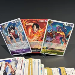 One Piece TCG Karten OP03 Ca 111 Karten Englisch Near Mint Sammlung - Image 2