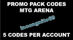 MAGIC MTG ARENA CARD 5 Booster PROMO PACK CODE WILDS ELDRAINE MACHINE PHYREXIA - Image 3