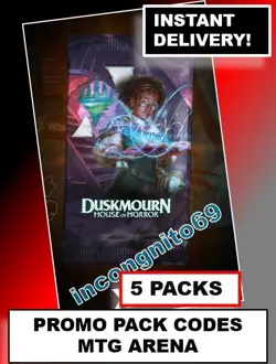 MAGIC MTG ARENA CARD 5 Booster PROMO PACK CODE WILDS ELDRAINE MACHINE PHYREXIA - Image 5