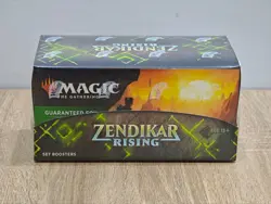 MTG Zendikar Rising Set Booster Box English 30Packs + Box Topper New Sealed - Image 1
