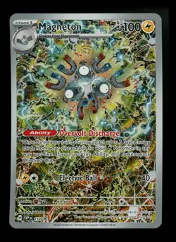 #2 Magneton 159 Black Star Promo 2024 Scarlet Violet Holo IR Pokemon Card TCG - Image 1