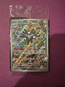 Pokemon TCG Magneton Scarlet & Violet 159 Black Star Promo Card NM/M Condition - Image 1