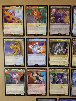 MTG BRO BOT Transformers 15 Card Non-Foil Set w/ Ravage & Laserbeak Token NM/M - Image 2