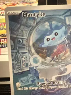 Mantyke 189/182 Illustration Rare Holo Pokemon Card NM Condition Never Played - Image 2