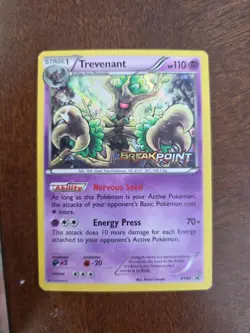 Trevenant XY94 XY Breakpoint Stamped Pre Release Promo Pokemon Card - Image 1