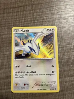 Pokemon Lugia Black Star Promo Holo TCG Card XY156 2016 - Image 1
