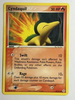 Cyndaquil Hidden Legends 59/101 LP-NM Pokemon card - Image 1