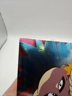 Topps Series 2 1999 TV Blue LOGO Holo HITMONLEE #106 Pokemon Character Card LP - Image 2