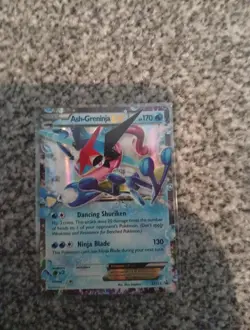 Ash-Greninja EX XY133 Promo Pokemon TCG Full Art Holo Card Standard Size - Image 1