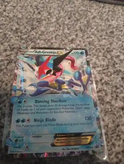 Ash-Greninja EX XY133 Promo Pokemon TCG Full Art Holo Card Standard Size - Image 2