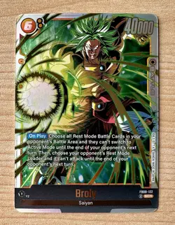 Dragon Ball Super Broly SCR Full Art Battle Card FB08-122 English - Image 1