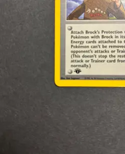 Pokemon Card - Brock's Protection Gym Challenge 101/132 Rare 1st Edition NM - Image 2
