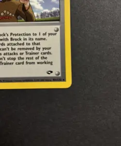 Pokemon Card - Brock's Protection Gym Challenge 101/132 Rare 1st Edition NM - Image 3