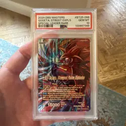 PSA 10 Dragon Ball Card SS4 Gogeta english - Image 1