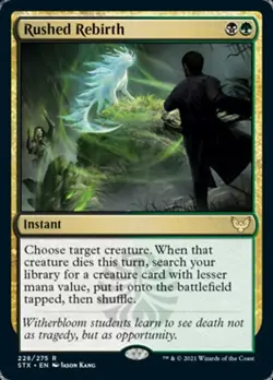 MTG Strixhaven R Rushed Rebirth #228 - Image 1