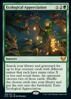MTG Strixhaven M Ecological Appreciation #128 - Image 1