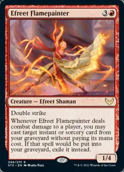 MTG Strixhaven R Efreet Flamepainter #098 - Image 1