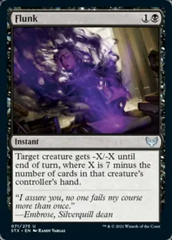 MTG Strixhaven U Flunk #070 PLAYSET 4x x4 - Image 1