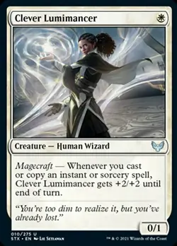 MTG Strixhaven U Clever Lumimancer #010 - Image 1