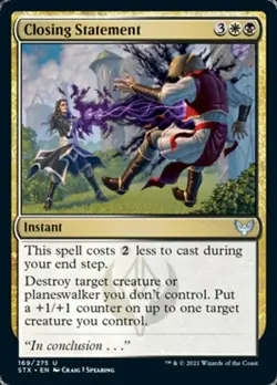 MTG Strixhaven U Closing Statement #169 PLAYSET 4x x4 - Image 1