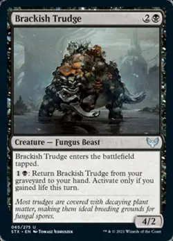 MTG Strixhaven U Brackish Trudge #065 PLAYSET 4x x4 - Image 1