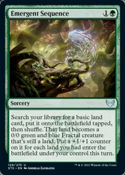 MTG Strixhaven U Emergent Sequence #129 PLAYSET 4x x4 - Image 1
