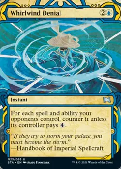 MTG Strixhaven Mystical Archive FOIL-ETCHED U Whirlwind Denial #023 - Image 1