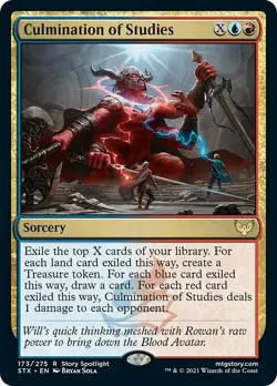 MTG Strixhaven *FOIL* R Culmination of Studies #173 - Image 1