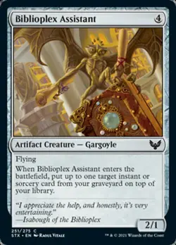 MTG Strixhaven C Biblioplex Assistant #251 PLAYSET 4x x4 - Image 1