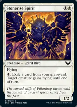 MTG Strixhaven C Stonerise Spirit #032 PLAYSET 4x x4 - Image 1