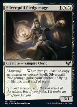 MTG Strixhaven C Silverquill Pledgemage #233 PLAYSET 4x x4 - Image 1