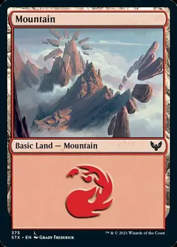 MTG Strixhaven L Mountain #373 PLAYSET 4x x4 - Image 1