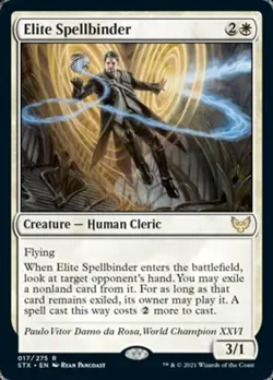 MTG Strixhaven *FOIL* R Elite Spellbinder #017 - Image 1