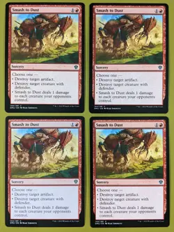 Smash to Dust x4 Dominaria United 4x Playset MTG Magic the Gathering - Image 1
