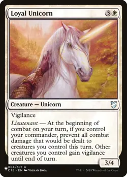 Loyal Unicorn [The List] Near Mint - Image 1