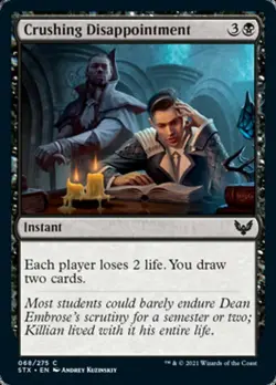 MTG Strixhaven *FOIL* C Crushing Disappointment #068 - Image 1