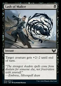 MTG Strixhaven *FOIL* C Lash of Malice #074 - Image 1
