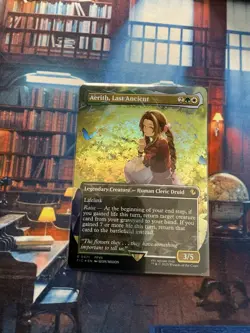 Aerith, Last Ancient (Borderless) (Chocobo Track Foil) Commander: Final Fantasy - Image 1
