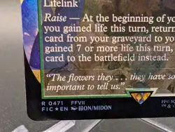 Aerith, Last Ancient (Borderless) (Chocobo Track Foil) Commander: Final Fantasy - Image 2