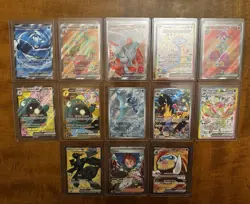 Beautiful Full Art/IR Pokemon Card Lot - Image 1