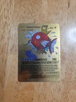 Pokemon Magikarp & Wailord GX TAG TEAM Ultra Rare Gold Foil 161/181 - Image 3