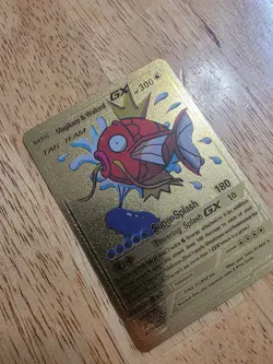Pokemon Magikarp & Wailord GX TAG TEAM Ultra Rare Gold Foil 161/181 - Image 5