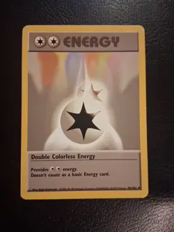 Pokemon TCG Base Set Double Colorless Energy Card #096/102 - Image 1