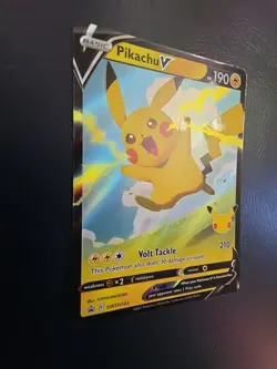 Pokemon TCG Pikachu V-SWSH143-Sword & Shield Promo Cards -Near Mint Holo - Image 5