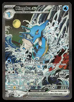 Kingdra ex 131 Holo Scarlet & Violet Promo Pokemon Card - Image 1