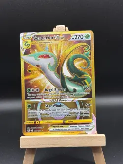 Serperior VSTAR 210/195 - Gold Secret Rare - SWSH12 Silver Tempest - Pokemon TCG - Image 1